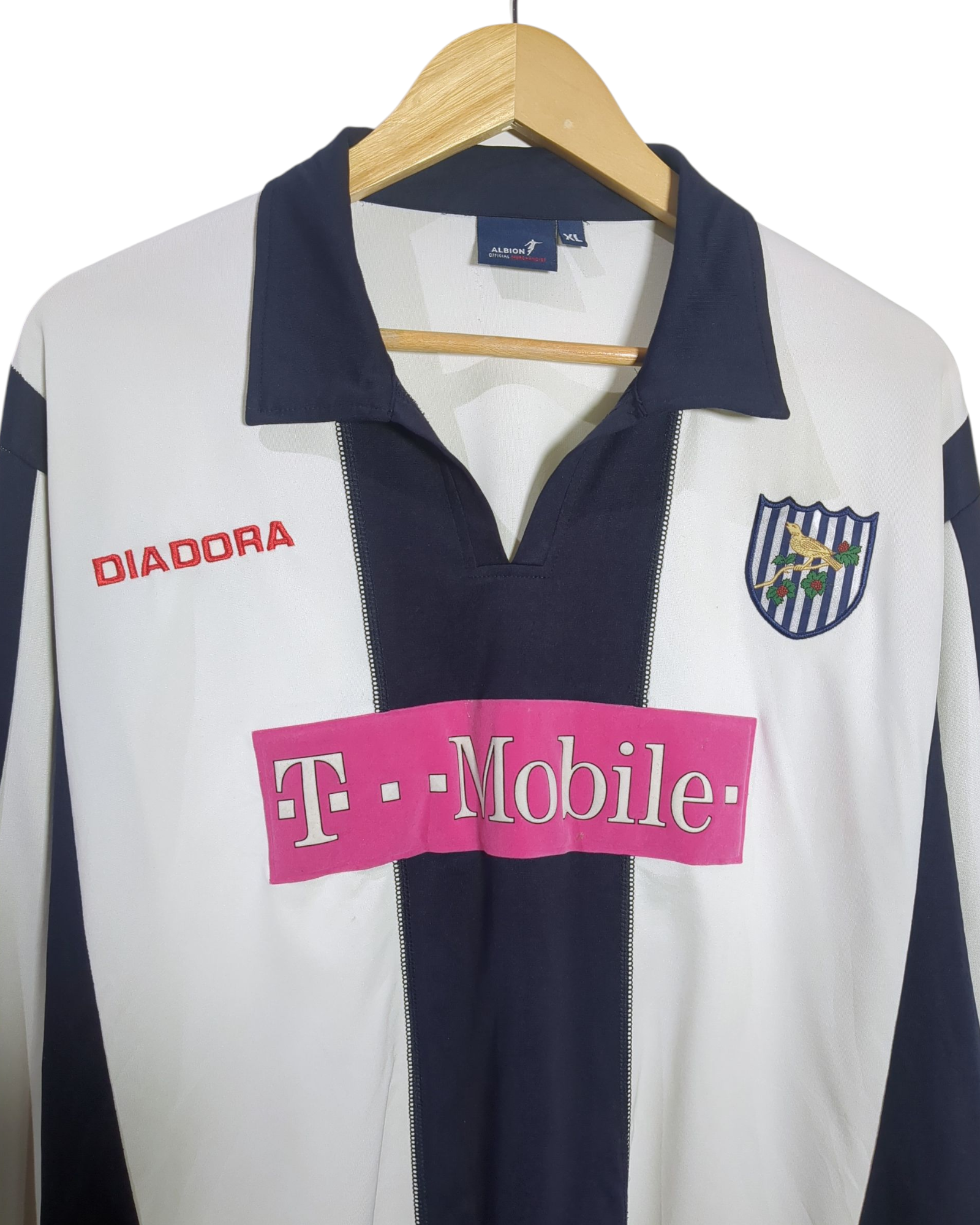 2005-06 West Brom Diadora Home L/S Shirt - (XL)