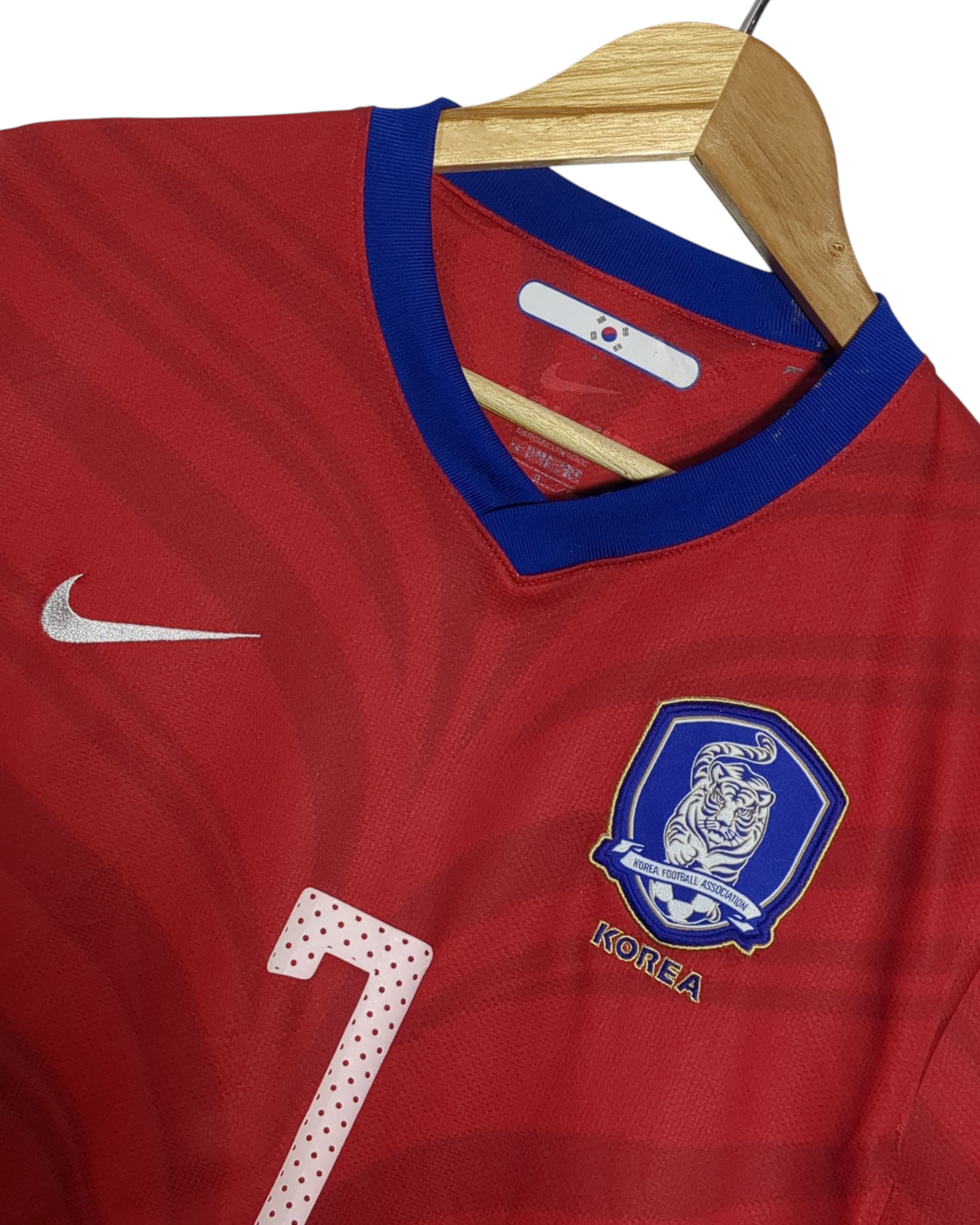 2010-12 South Korea Nike Home Shirt #7 Ji Sung - (M)