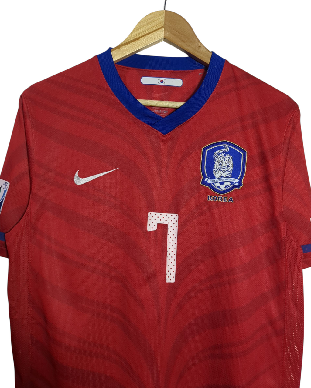 2010-12 South Korea Nike Home Shirt #7 Ji Sung - (M)