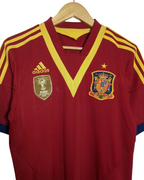 2012-13 Spain Adidas Home Shirt - (M)