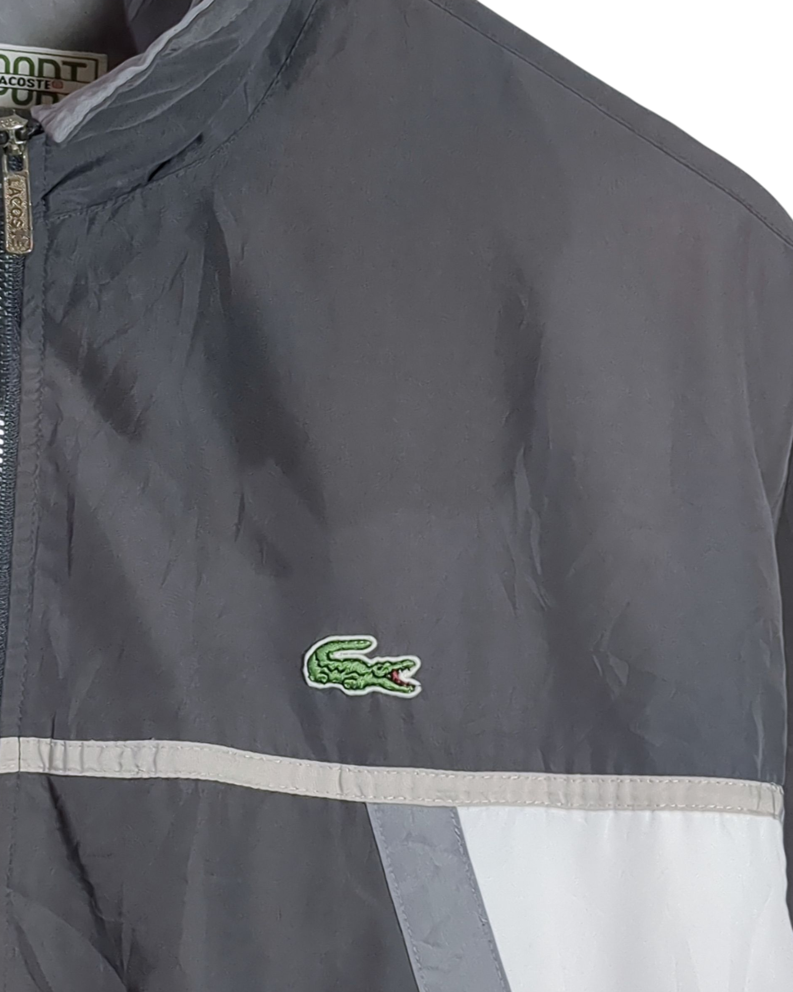 Lacoste Sport Nylon Windbreaker Jacket - (L)