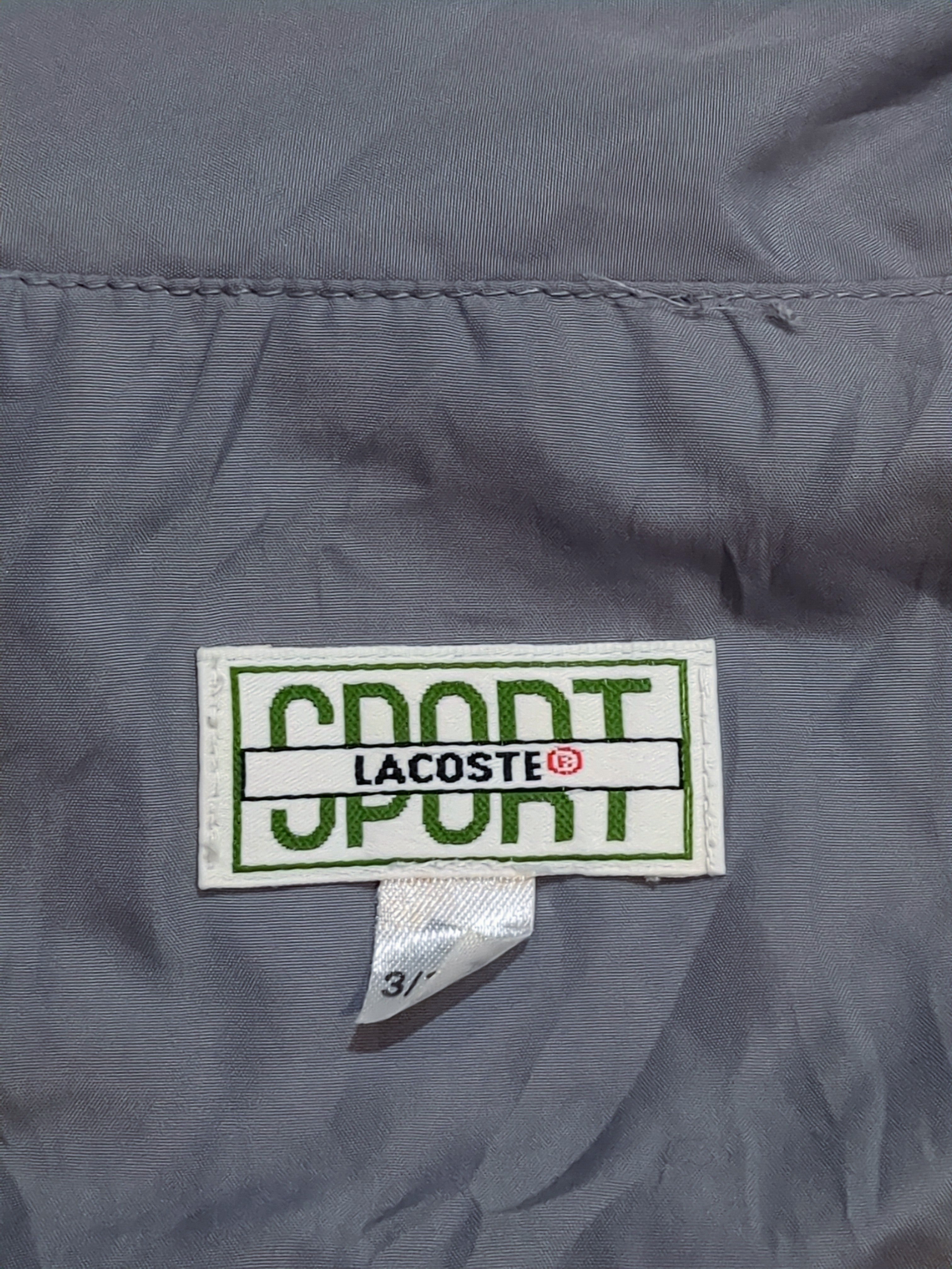 Lacoste Sport Nylon Windbreaker Jacket - (L)