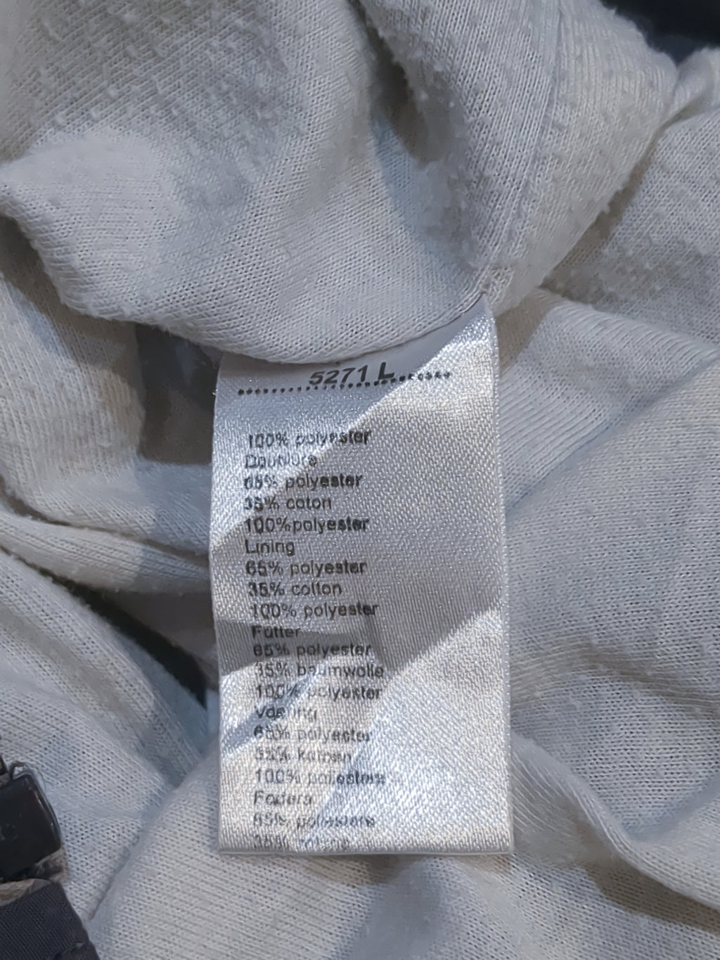 Lacoste Sport Nylon Windbreaker Jacket - (L)