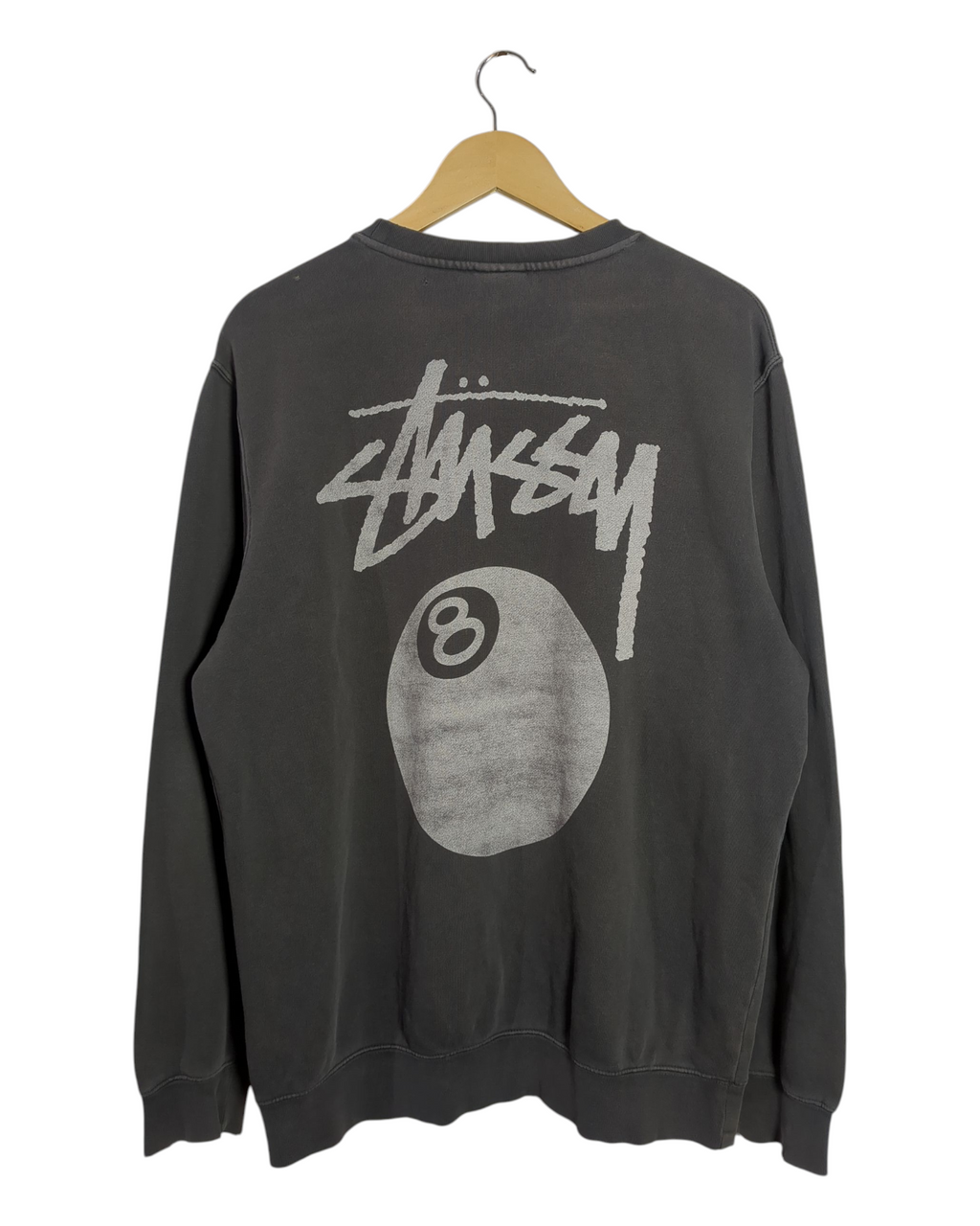 Stussy 8-Ball Pigment Dyed Sweatshirt - (L)