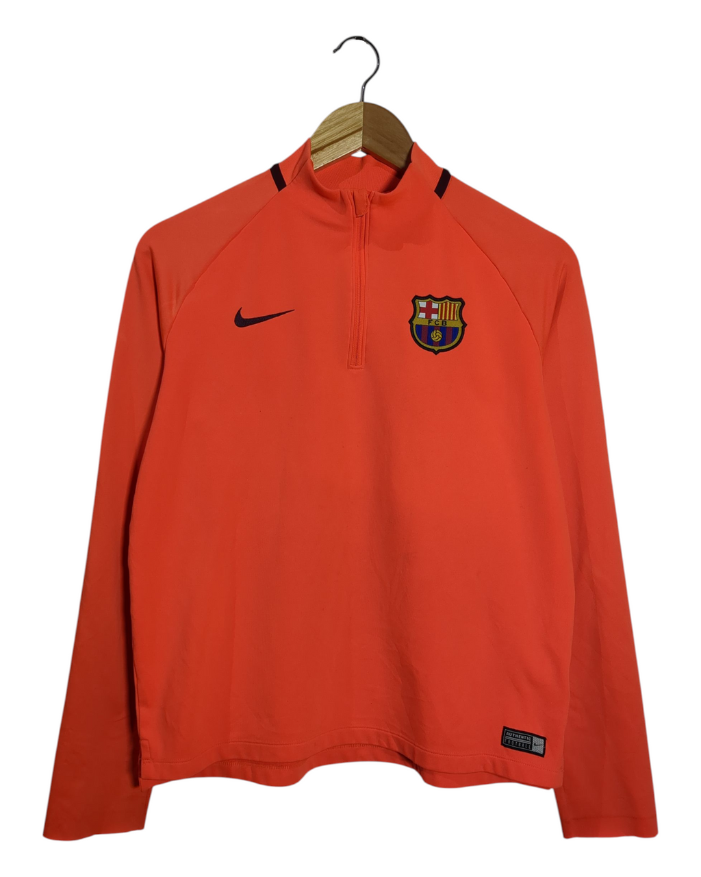 2017-18 Barcelona Nike 1/4 Zip Drill Top - (XL.Boys)