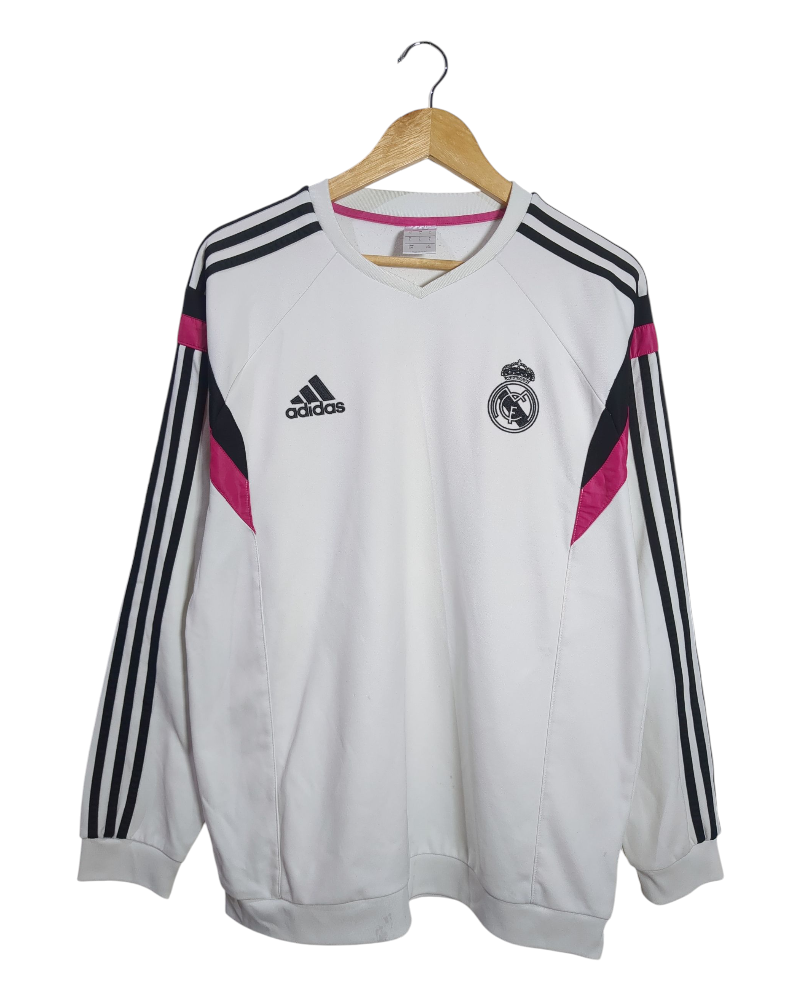 2014-15 Real Madrid Adidas Sweat Top - (L)