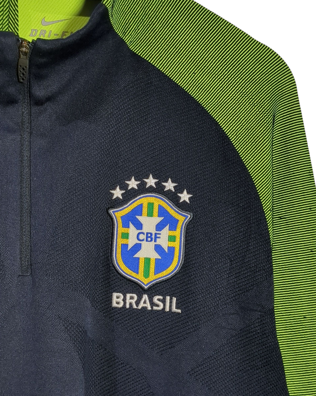 2016-17 Brazil Nike 1/4 Zip Drill Top - (L)
