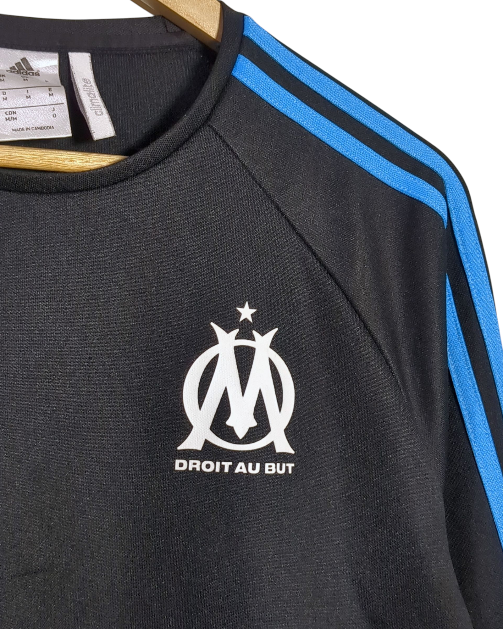 2015-16 Olympique Marseille Adidas Sweat Top - (M)