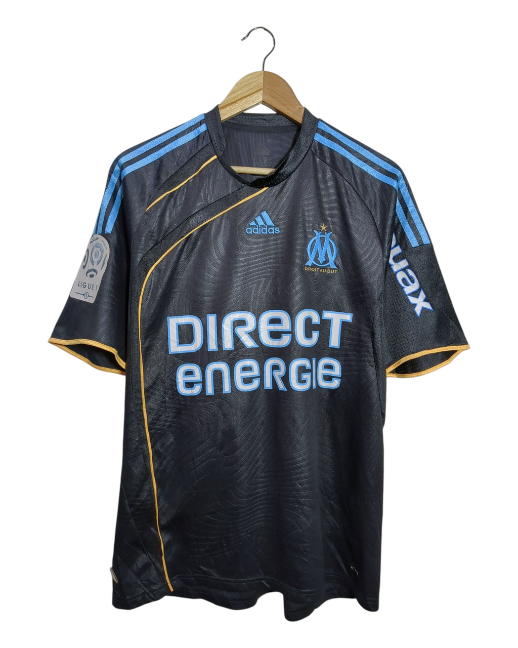 2009-10 Olympique Marseille Adidas Third Shirt #15 - (M)