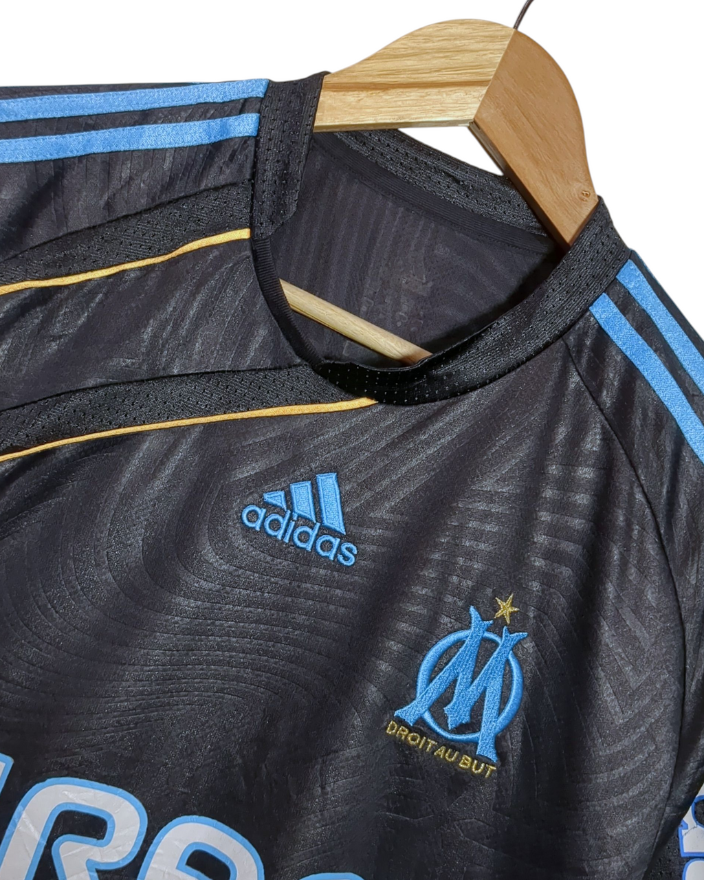 2009-10 Olympique Marseille Adidas Third Shirt #15 - (M)