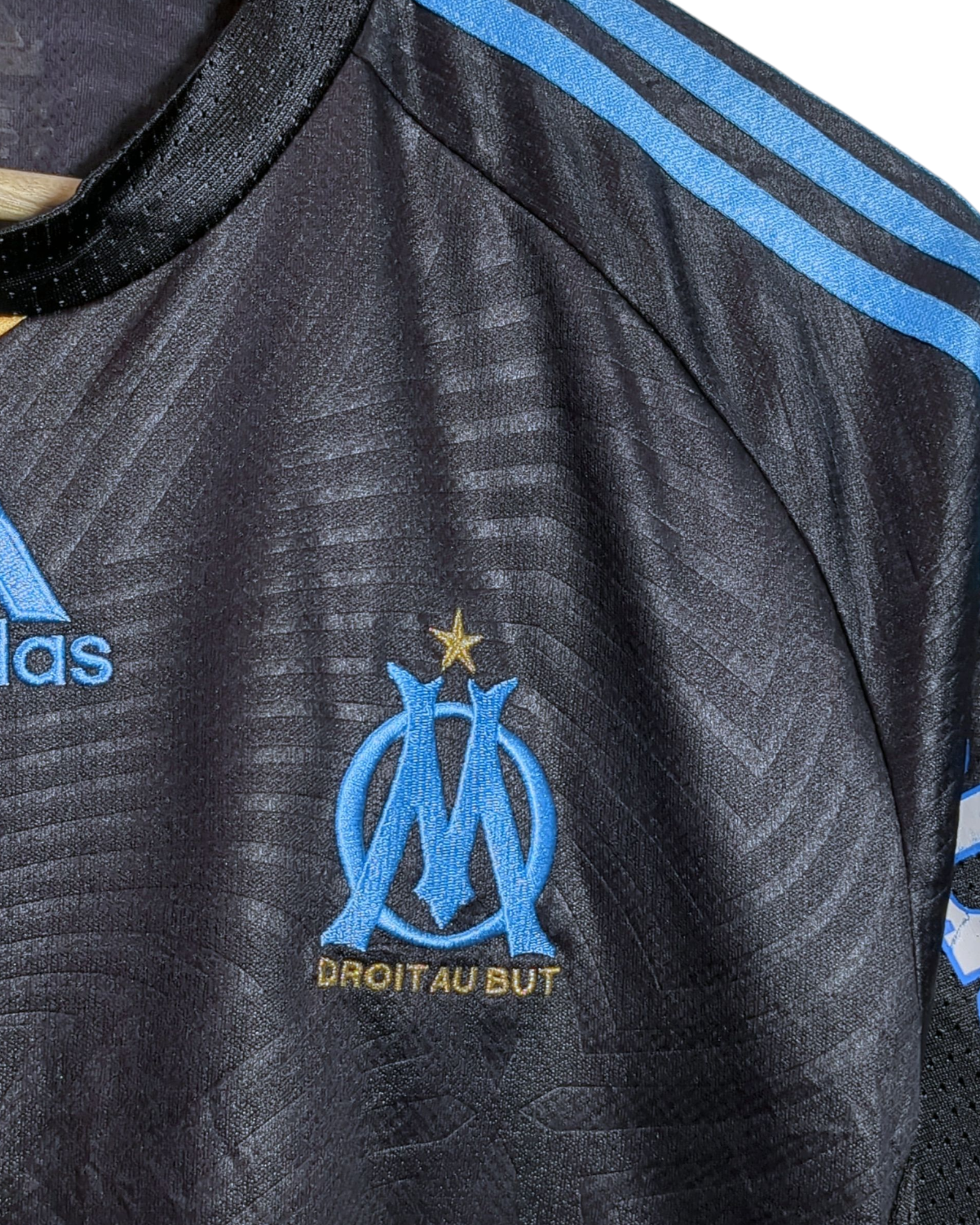 2009-10 Olympique Marseille Adidas Third Shirt #15 - (M)