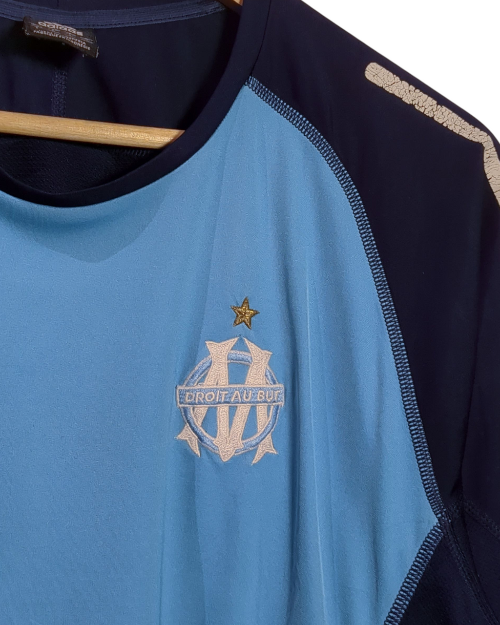 2002-03 Olympique Marseille Adidas Training Shirt - (M)