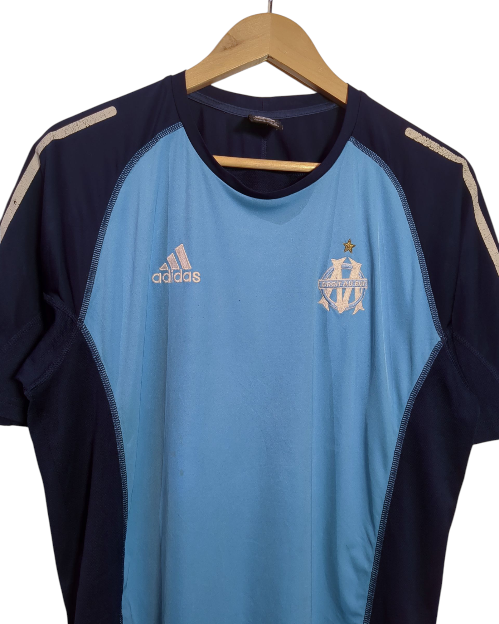 2002-03 Olympique Marseille Adidas Training Shirt - (M)
