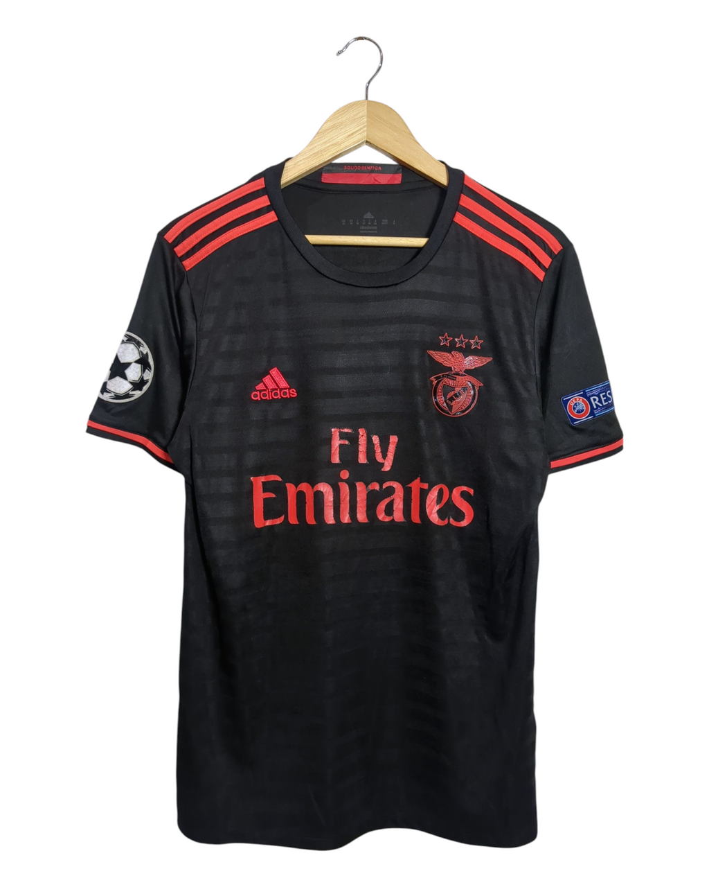 2016-17 Benfica Adidas UCL Away Shirt #3 - (M)
