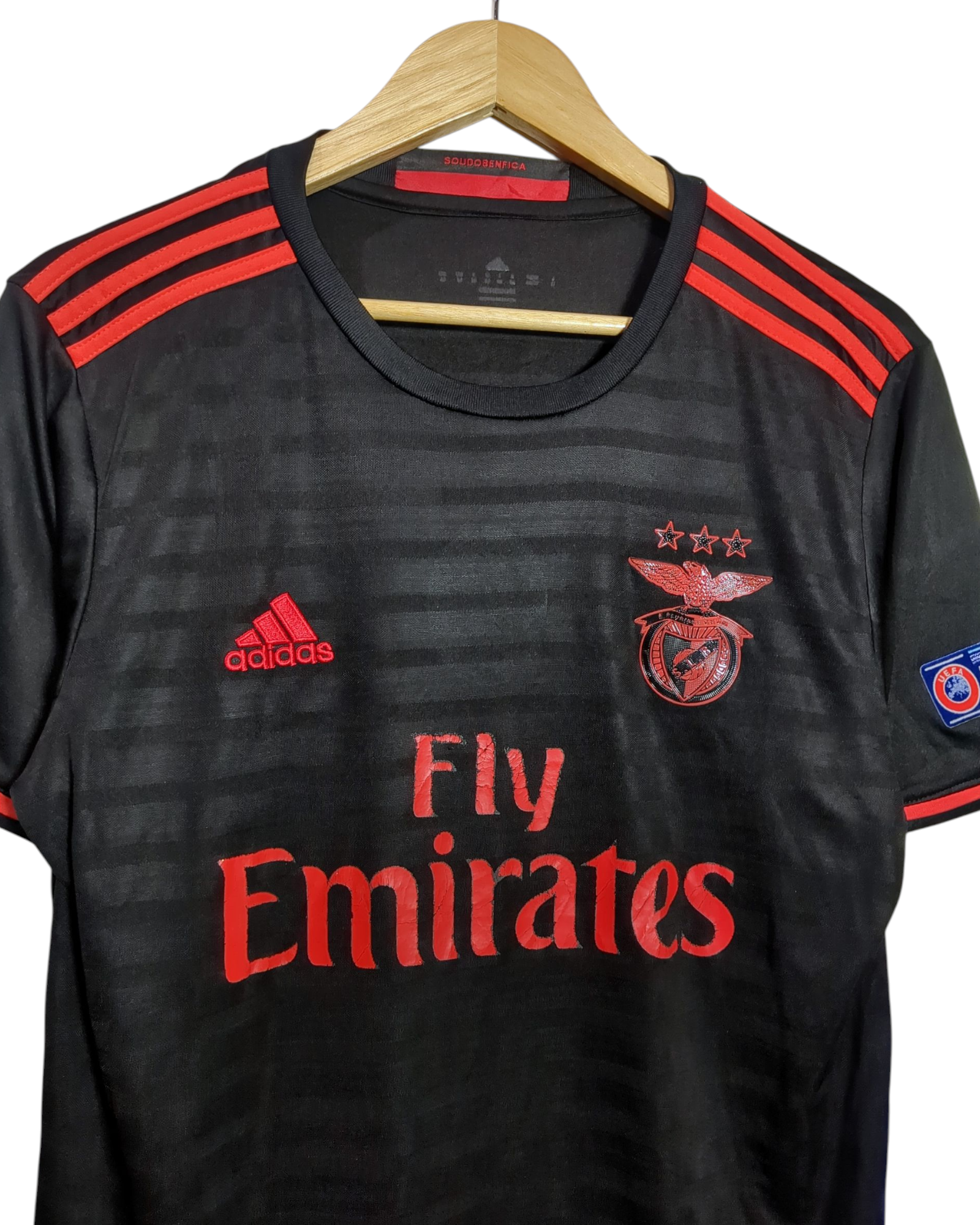 2016-17 Benfica Adidas UCL Away Shirt #3 - (M)