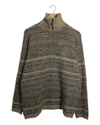 Lacoste 90s 1/4 Zip Knit Jumper - (L)