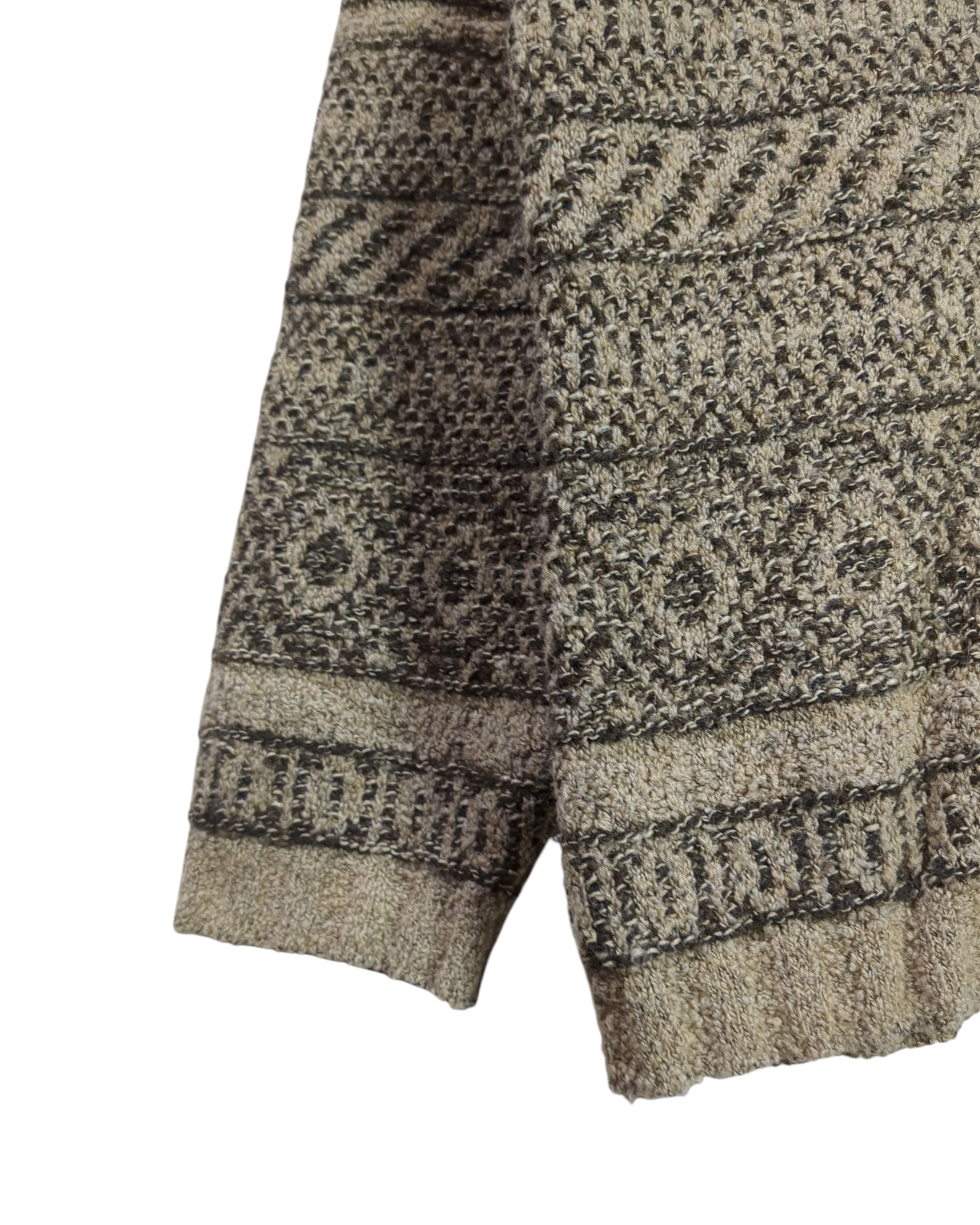 Lacoste 90s 1/4 Zip Knit Jumper - (L)