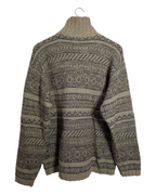 Lacoste 90s 1/4 Zip Knit Jumper - (L)