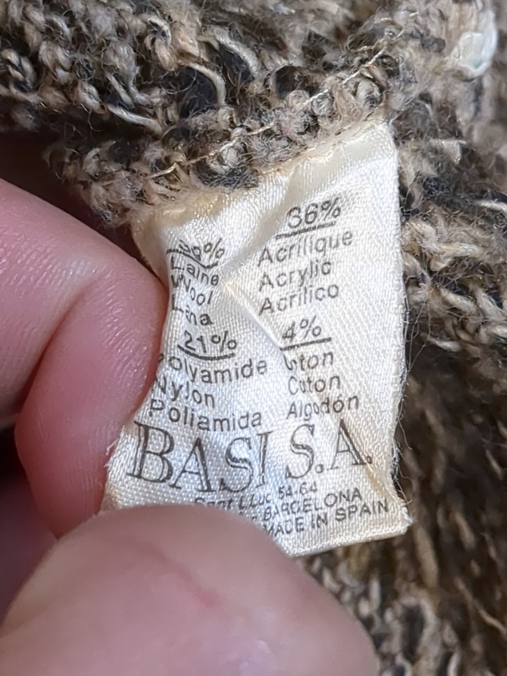 Lacoste 90s 1/4 Zip Knit Jumper - (L)