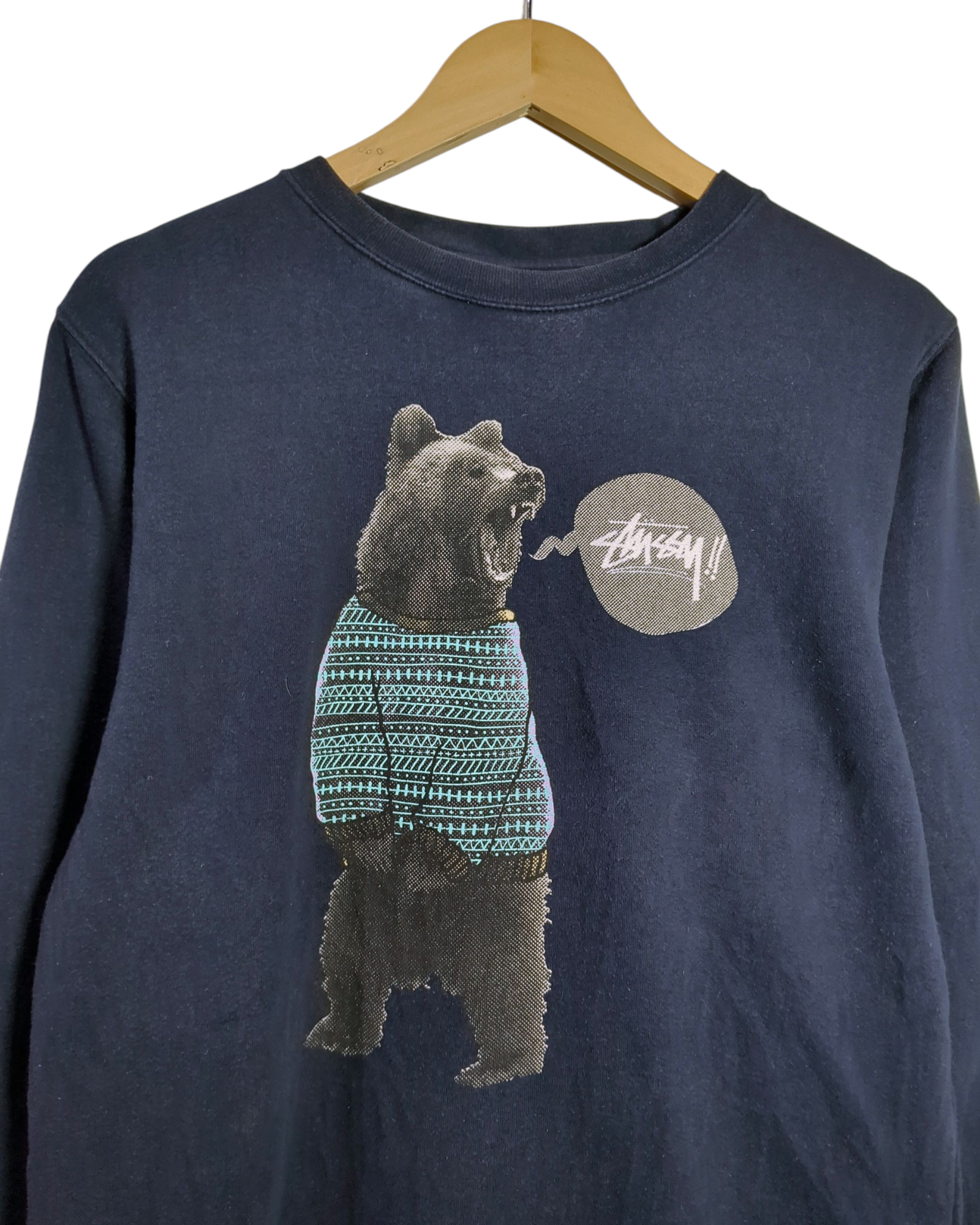Stussy Bear Crewneck - (L)