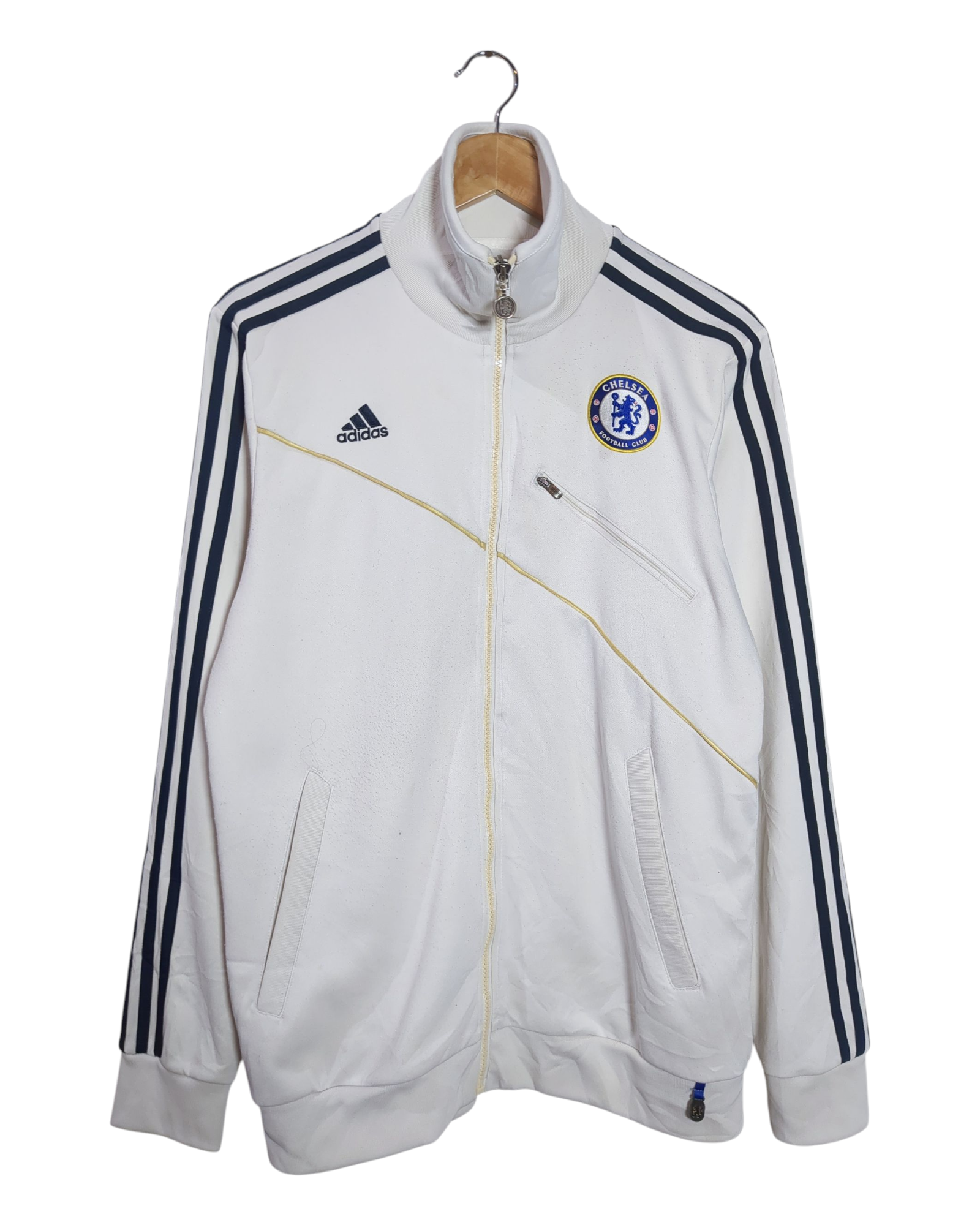 2010-11 Chelsea Adidas Track Jacket - (M)