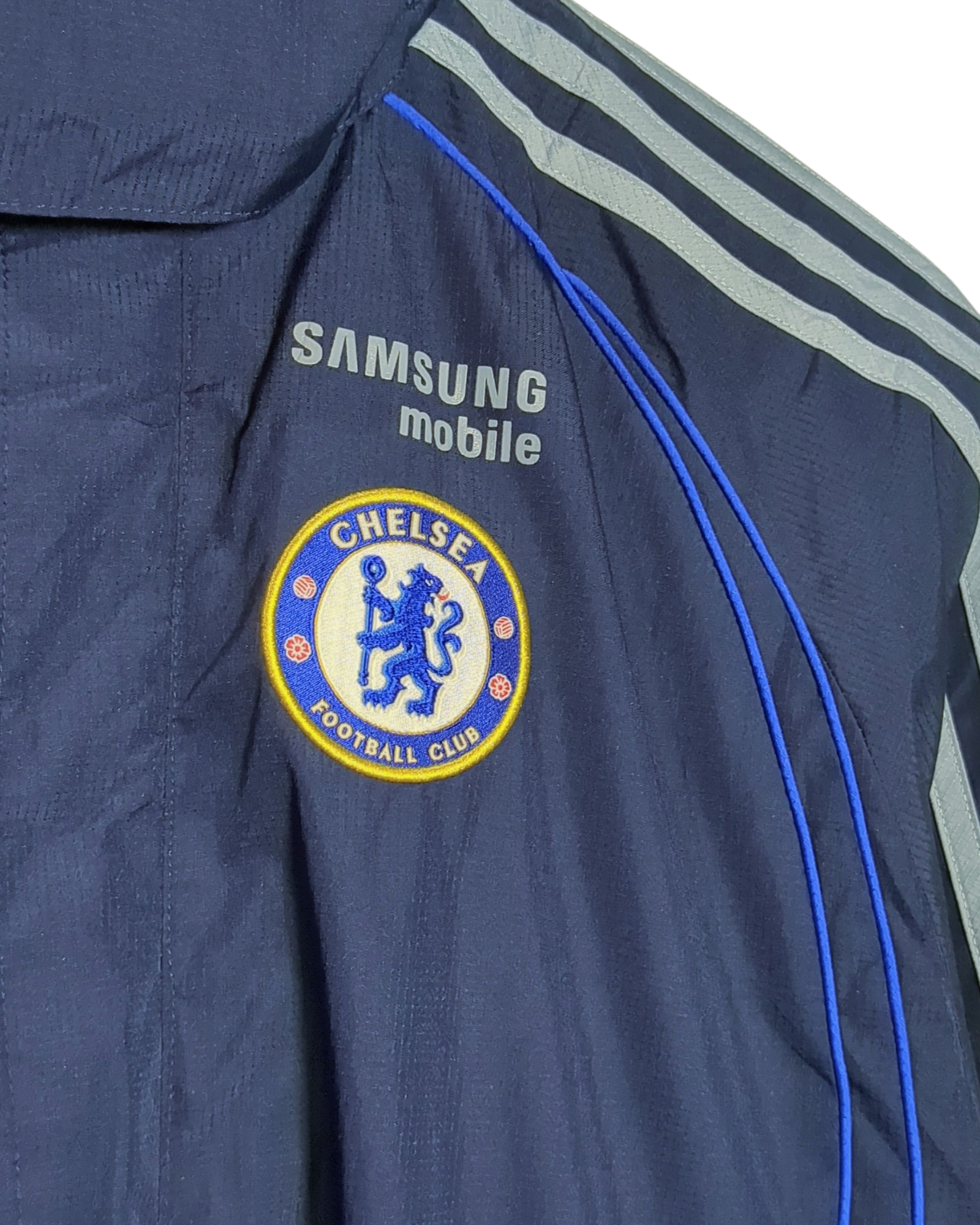 2006-07 Chelsea Adidas Hooded Rain Jacket - (XL.Boys)