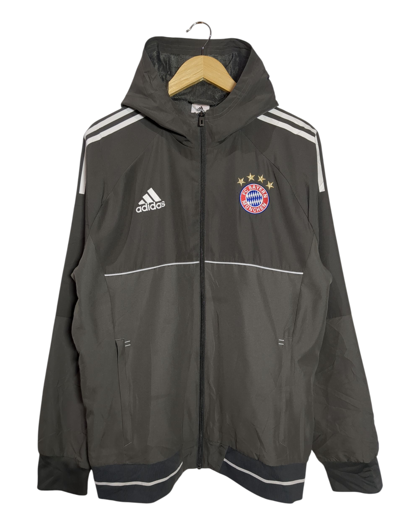 2017-18 Bayern Munich Adidas UCL Track Jacket - (L)