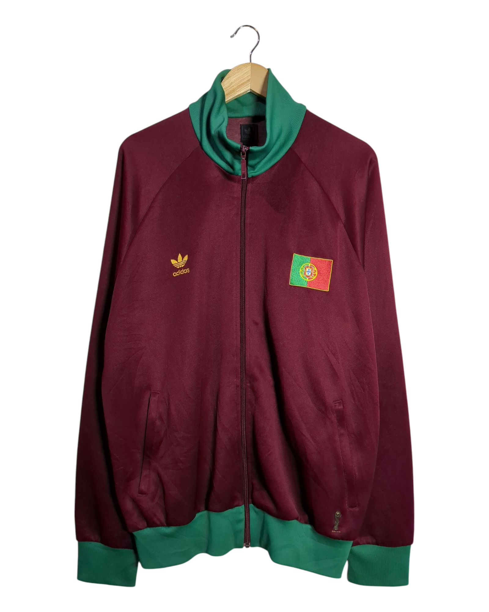 2006 Portugal Adidas '1974 Reissue' World Cup Track Jacket - (XL)