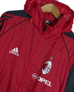 2005-06 AC Milan Adidas Hooded Rain Jacket - (L)