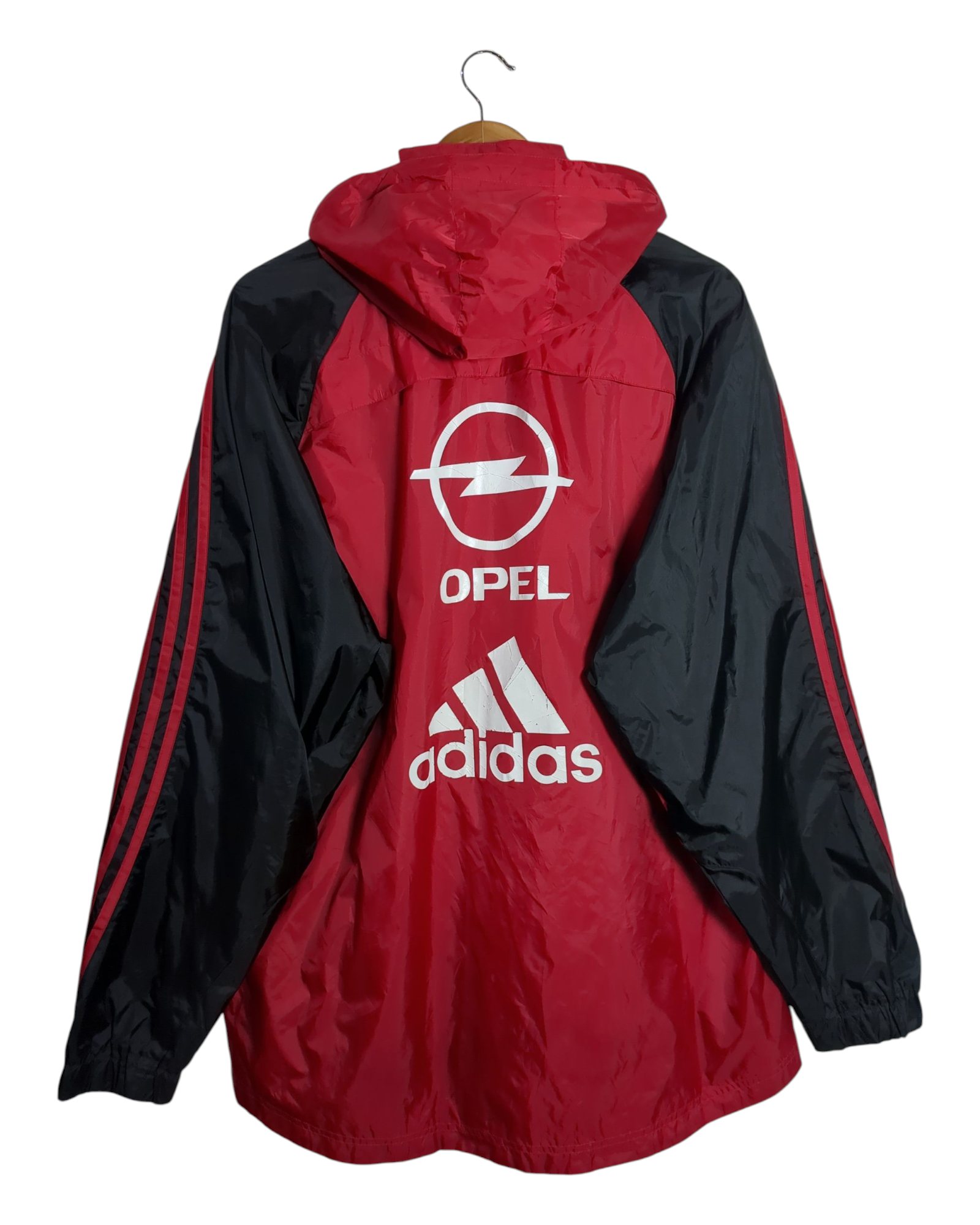 2005-06 AC Milan Adidas Hooded Rain Jacket - (L)