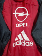 2005-06 AC Milan Adidas Hooded Rain Jacket - (L)