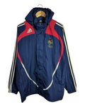 2007-08 France Adidas Hooded Rain Jacket - (L)