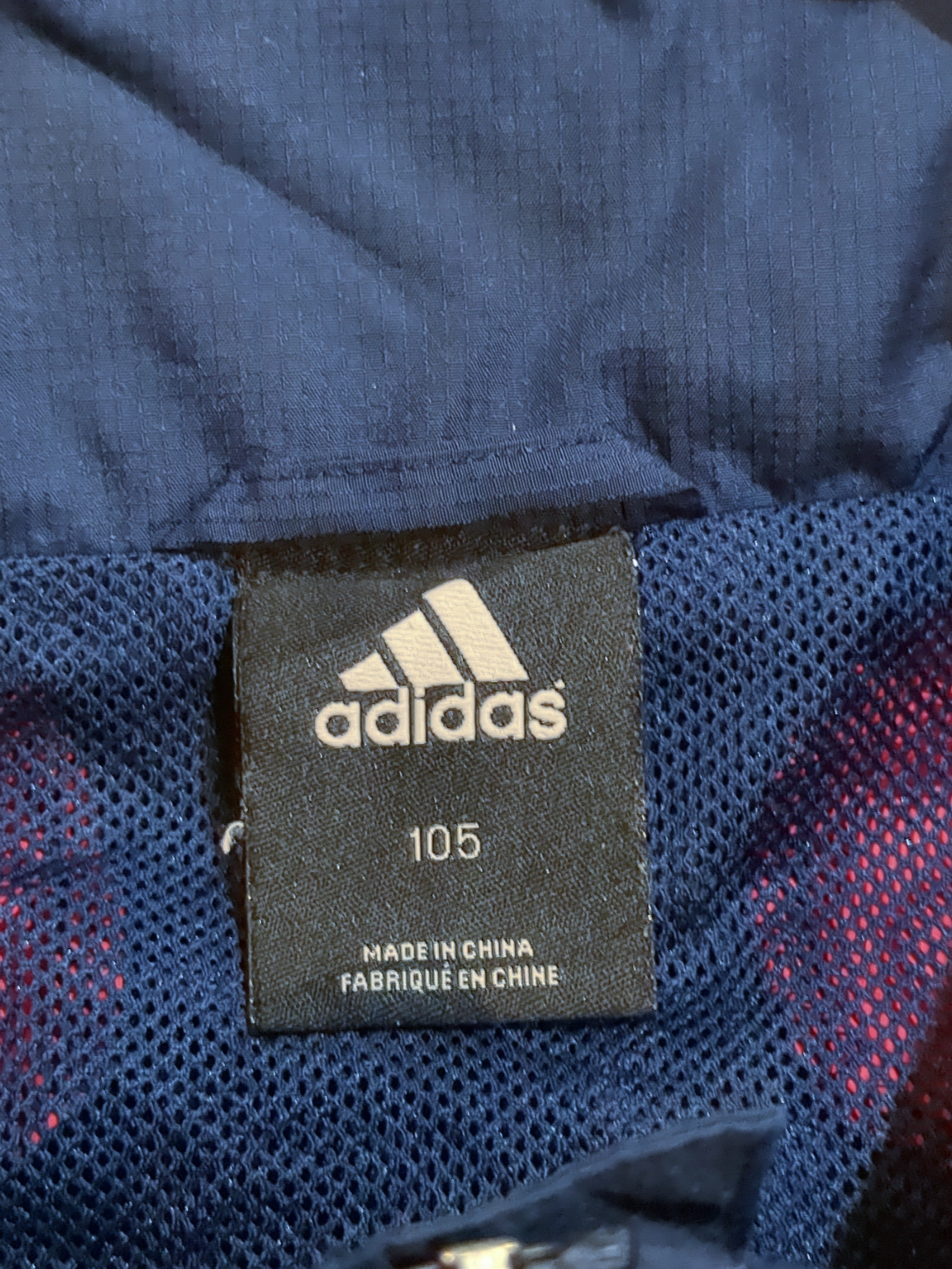 2007-08 France Adidas Hooded Rain Jacket - (L)