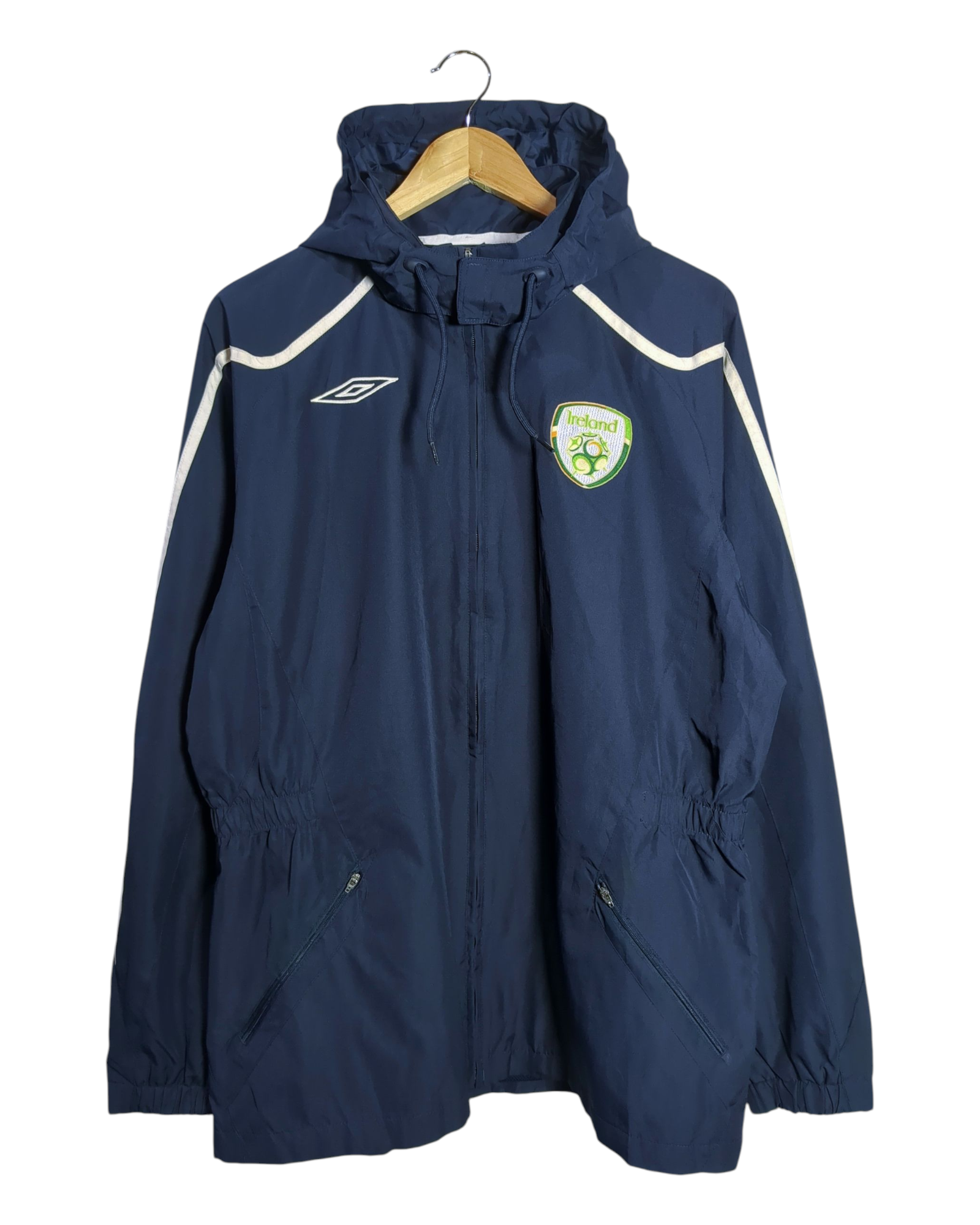 2007-09 Ireland Umbro Hooded Rain Jacket - (L)