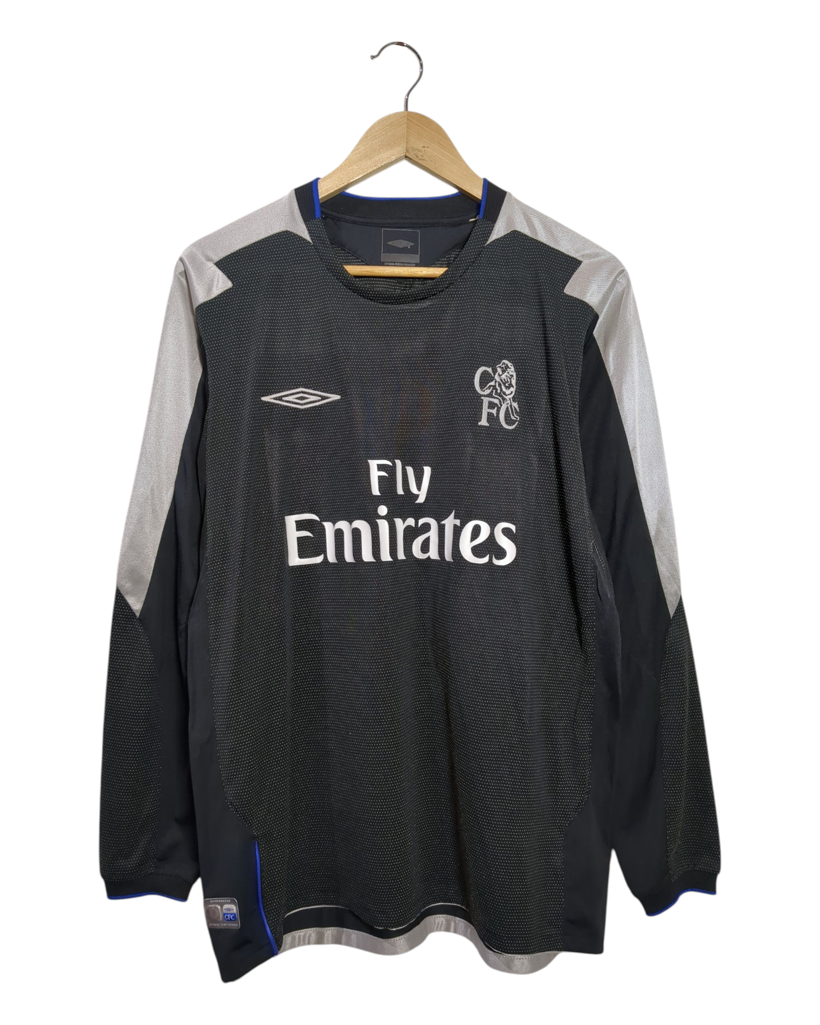 2004-05 Chelsea Umbro Away L/S Shirt #16 Robben - (M)
