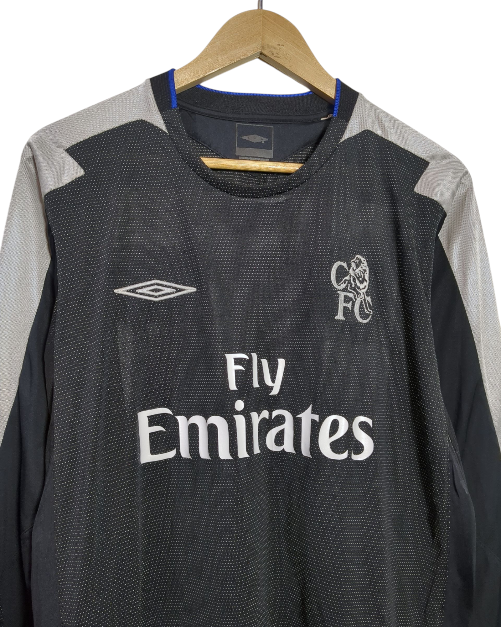 2004-05 Chelsea Umbro Away L/S Shirt #16 Robben - (M)