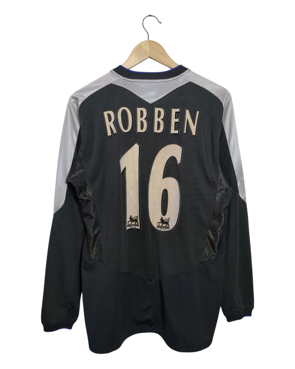 2004-05 Chelsea Umbro Away L/S Shirt #16 Robben - (M)