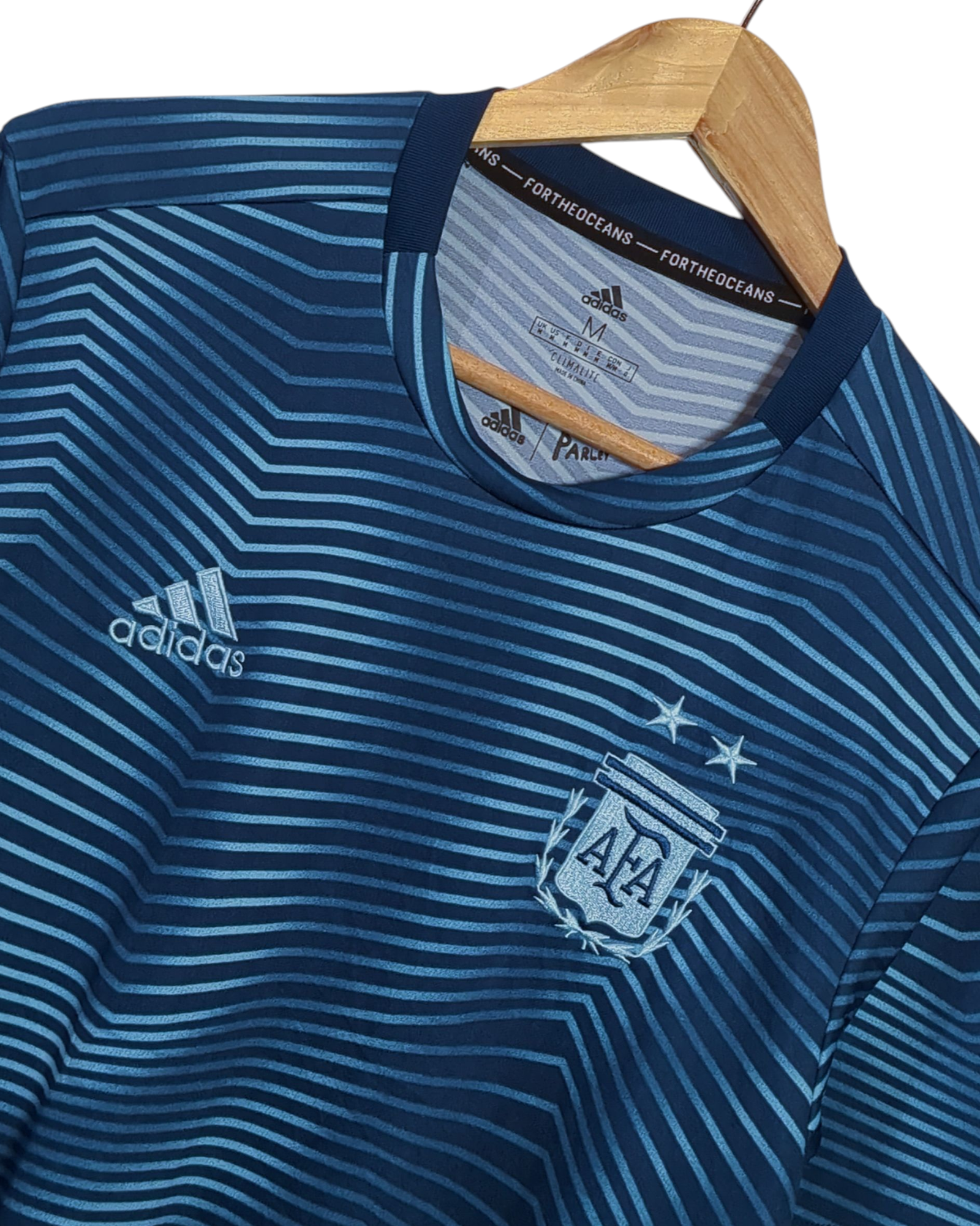 2019-20 Argentina Adidas Pre-Match Shirt - (M)