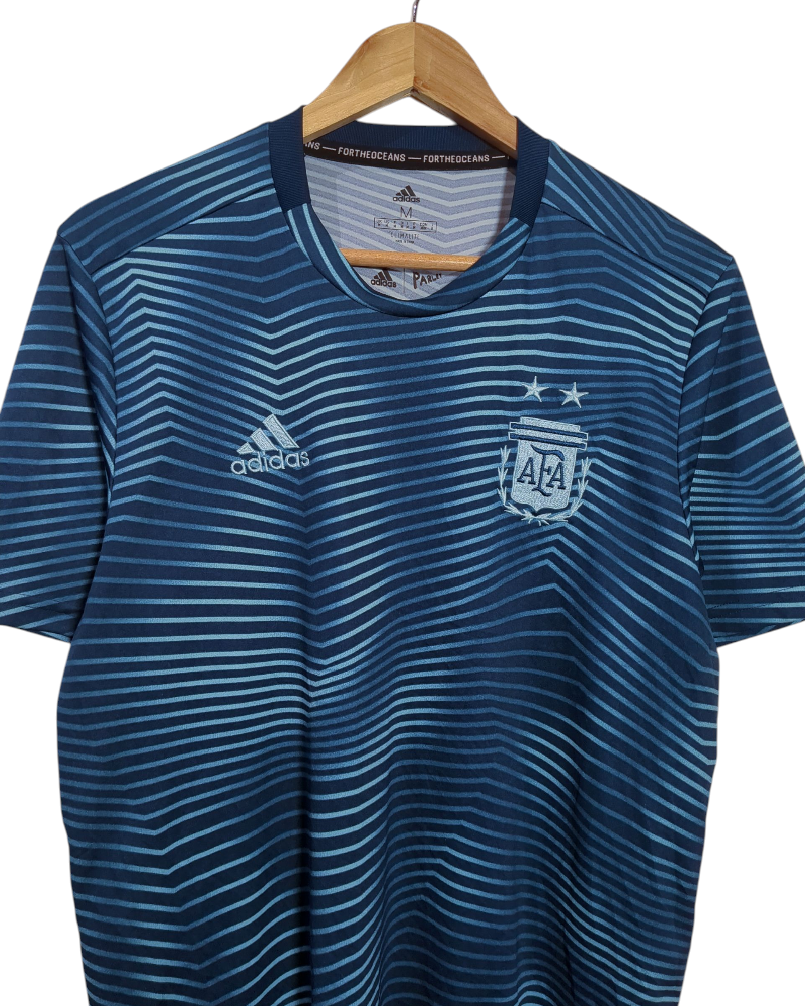 2019-20 Argentina Adidas Pre-Match Shirt - (M)