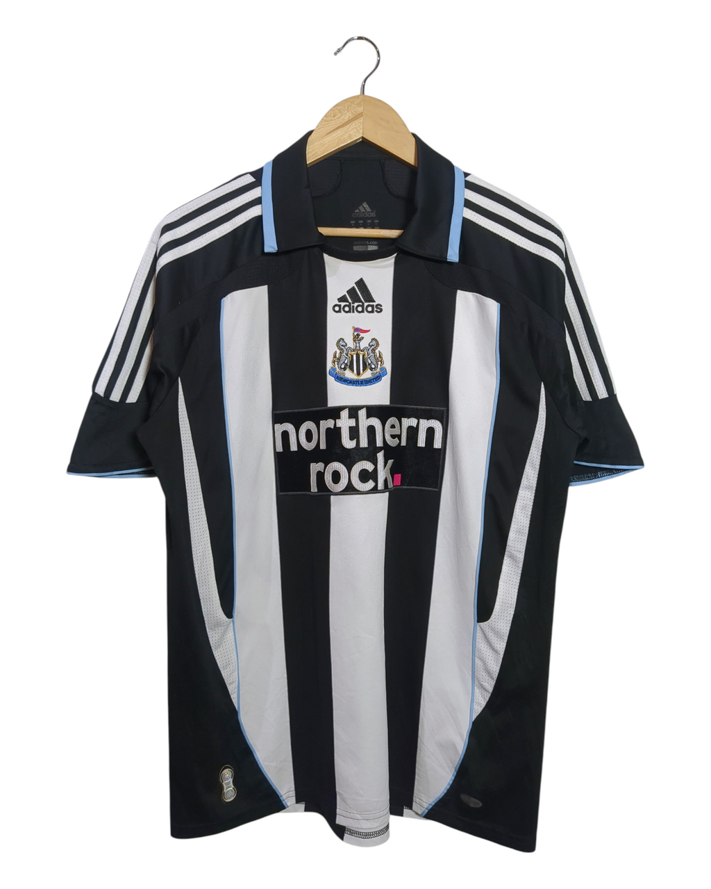 2007-09 Newcastle Adidas Home Shirt #18 - (L)