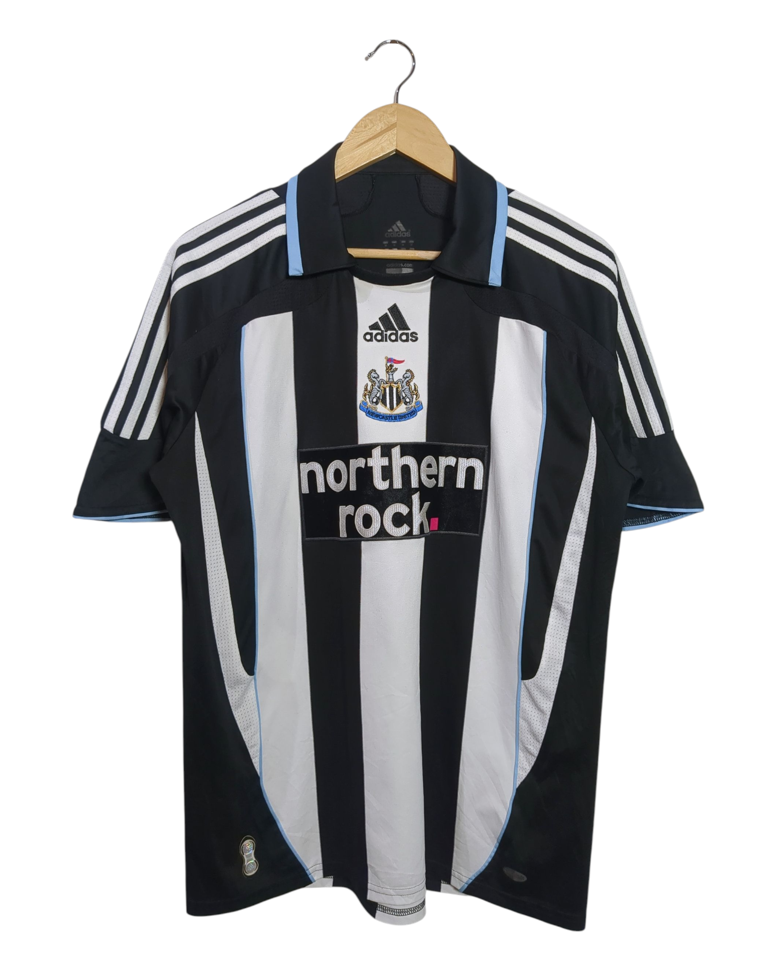 2007-09 Newcastle Adidas Home Shirt #18 - (L)