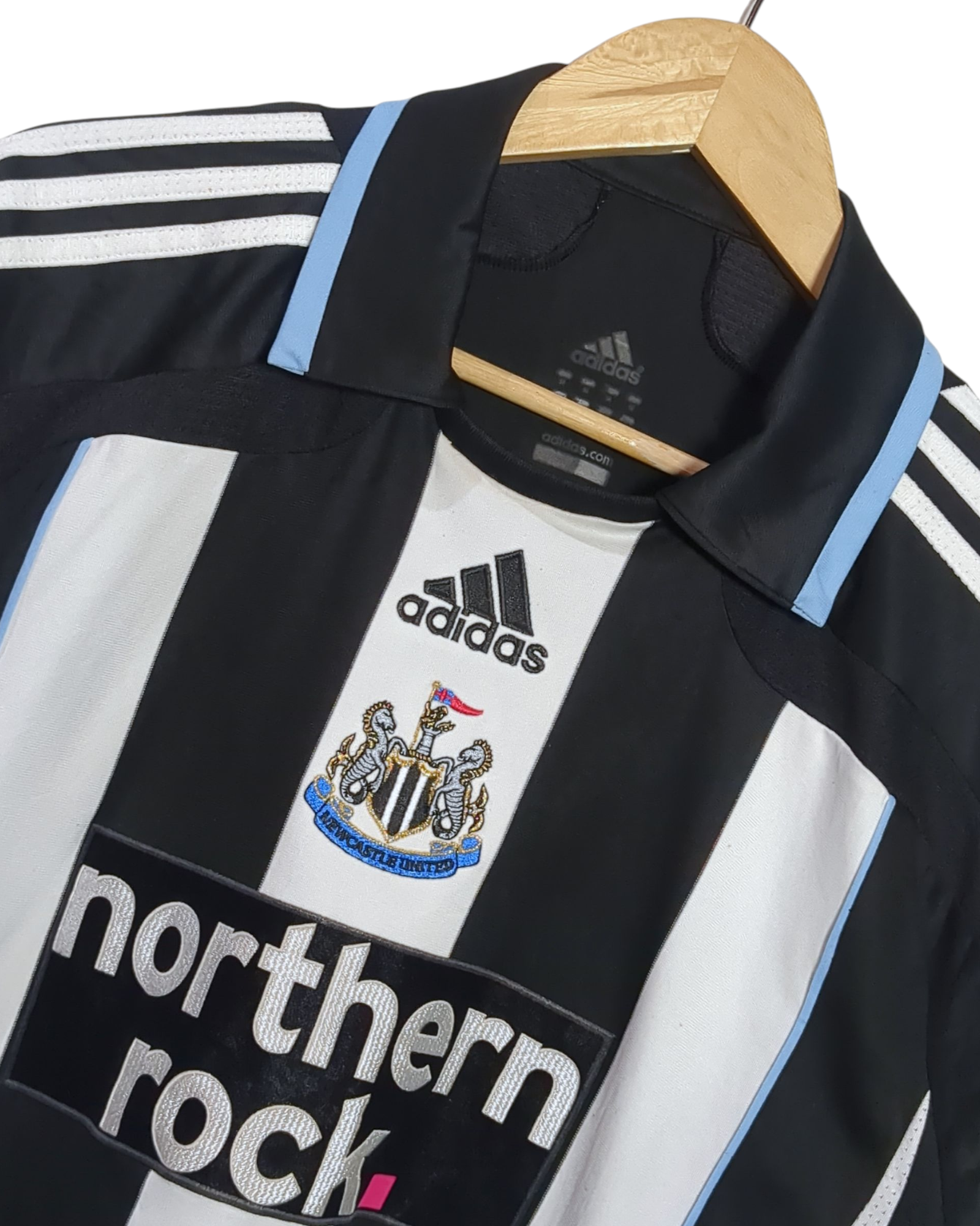 2007-09 Newcastle Adidas Home Shirt #18 - (L)