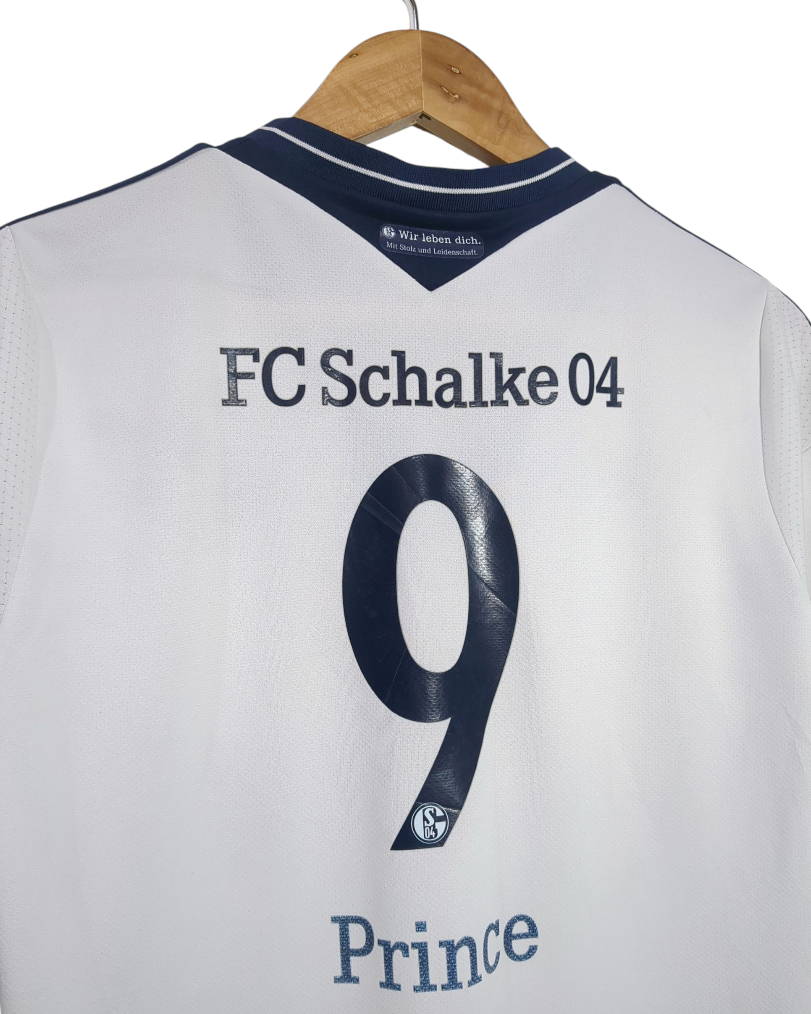 2013-15 Schalke Adidas UCL Away Shrt #9 Prince - (L.Boys)