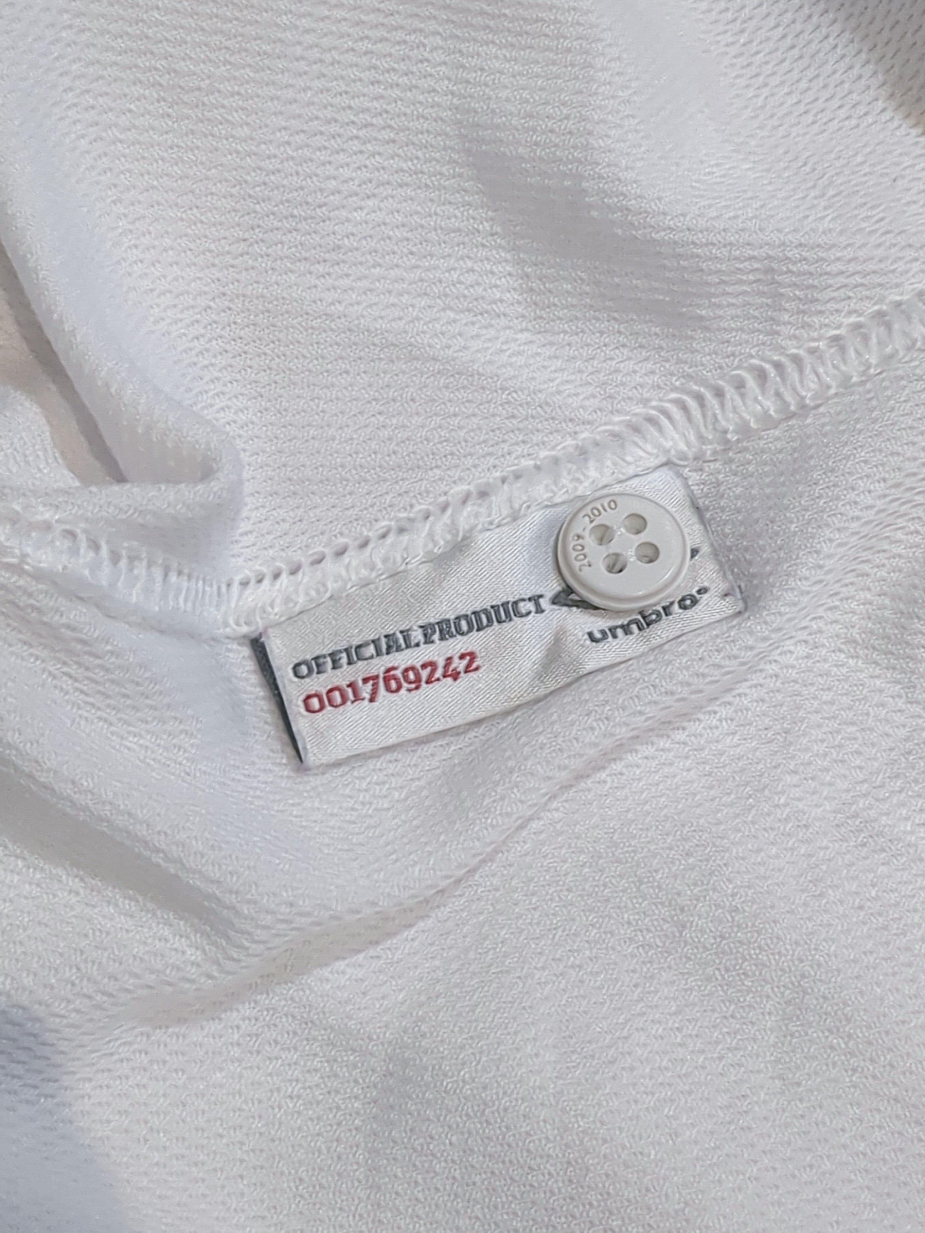 2009-10 England Umbro Home Shirt - (M)