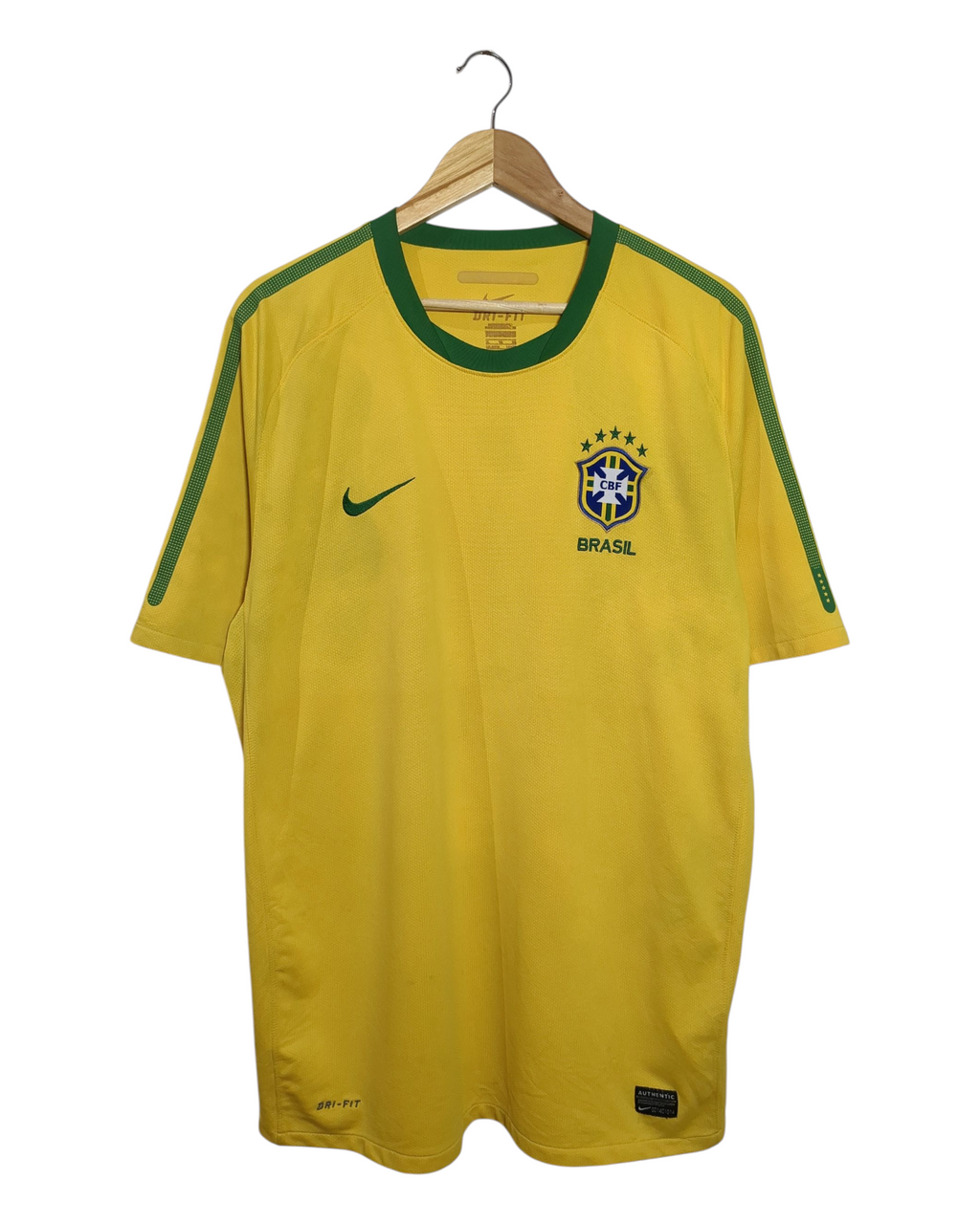 2010-11 Brazil Nike Home Shirt - (XL)