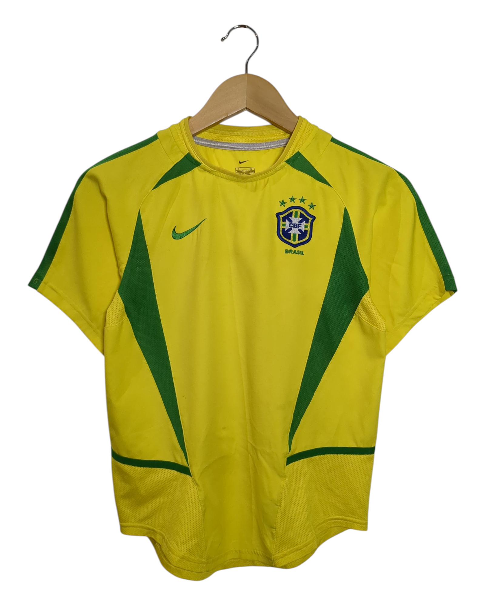 2002-04 Brazil Nike Home Shirt - (M.Boys)