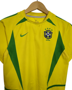 2002-04 Brazil Nike Home Shirt - (M.Boys)