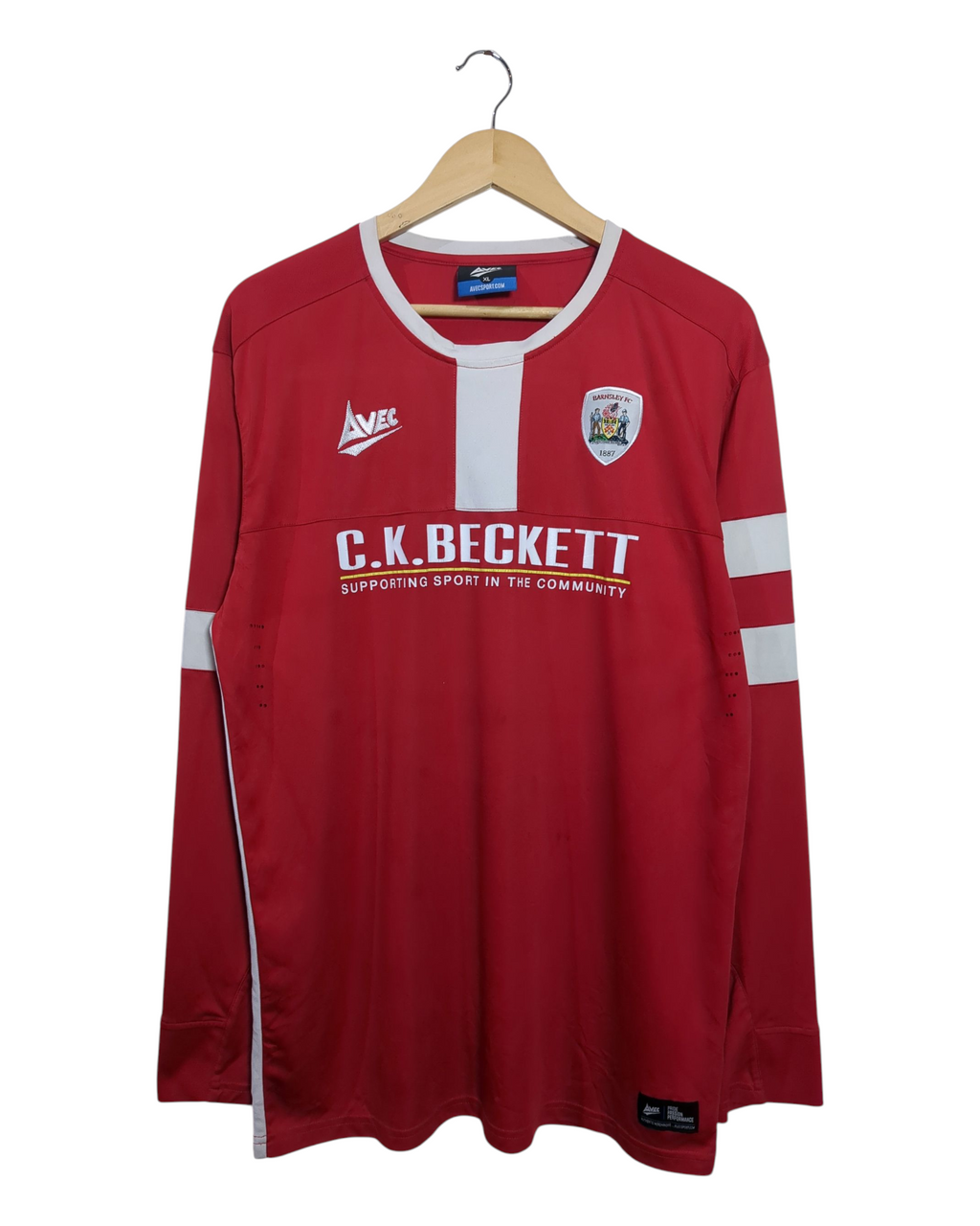 2014-15 Barnsley Avec Home L/S Shirt - (L)