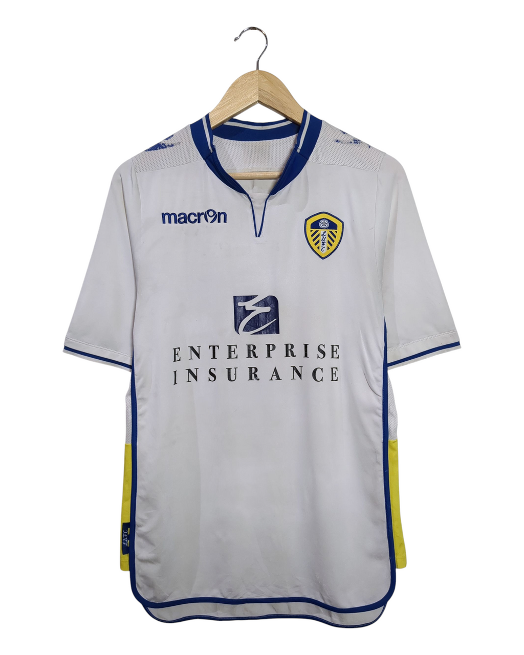 2012-13 Leeds United Macron Home Shirt #8 Austin - (S)