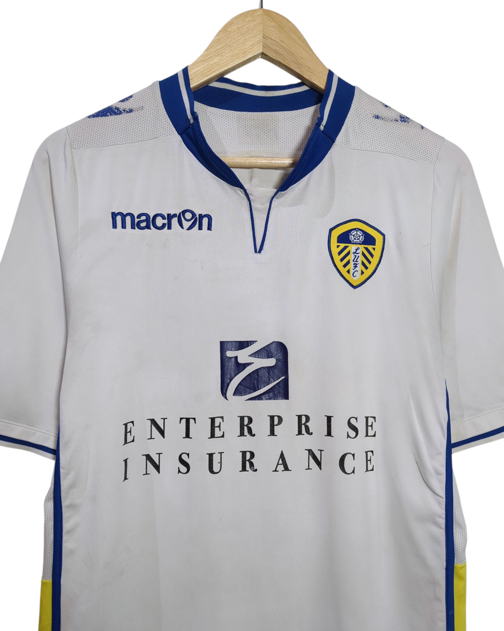 2012-13 Leeds United Macron Home Shirt #8 Austin - (S)